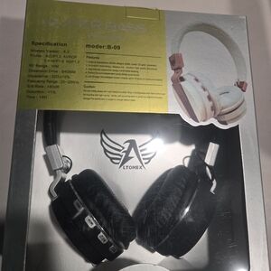 ltomex Wireless Headphones Black and White